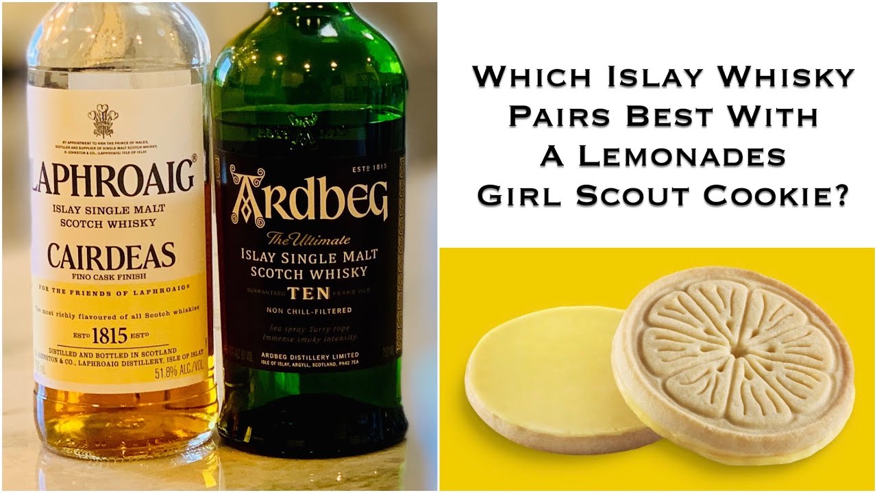 Girls Scout Cookie Lemonades and Islay Whisky Pairing - YouTube