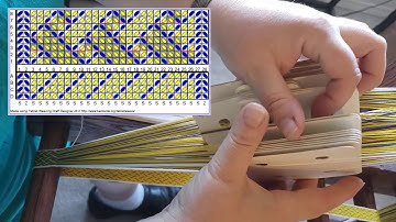 Birka 22:  Weaving in Reverse