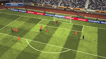 PES 2015 my club nice skill and controlled shot