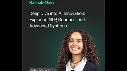 Dev Dialogue with Hannah Claus: A PhD Researcher at Cambridge, An Expert in AI, NLP,  and Robotics.