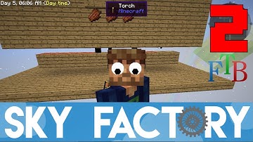 Ep 02 / Dark Room / Sky Factory 3.0 / FTB / Minecraft / Tutorial