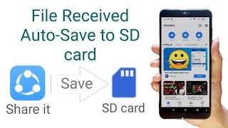 Shareit to SD card transfer file location || save transfer files directly to sd card on shareit screenshot 3