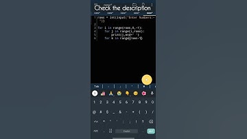 Python Program to Print Square With Diagonal Numbers Pattern #shorts #youtubeshorts #shortsvideo
