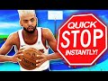 NBA 2K21 Tips: HOW TO QUICK STOP INSTANTLY - BEST QUICK STOP METHOD TO SHOOT & GREEN EVERY JUMPSHOT!