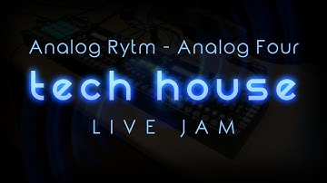 Welcome 2017 :) - Tech House Live Jam with Elektron Analog Rytm and Elektron Analog Four