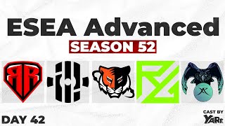 : [RU] ESEA Advanced S52 | Day 42 | Ruby vs Insilio, Nuclear Tigeres vs RUSTEC, XP Academy vs Ruby