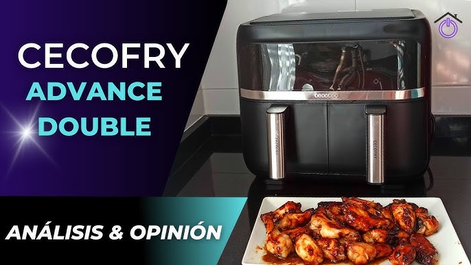 🔥 6 recetas y review Cecofry Advance Double 9L-¿Merece la pena, es mejor  que Ninja Foodi Max Dual? 