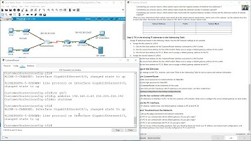 11.5.5 Packet Tracer - Subnet an IPv4 Network