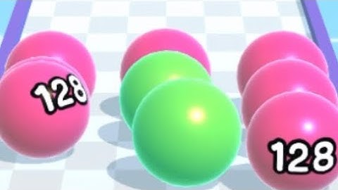 Ball Run 2048  - All  Levels Gameplay IOS ( Levels 66 - 72 )  .