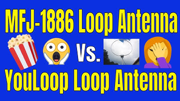 MFJ-1886 Receive Loop Antenna Vs. YouLoop Passive Magnetic Loop Antenna comparison video.