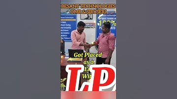 Saran Got Placed as Cloud Engineer 5LPA | Chennai | Besant Technologies OMR & Siruseri.