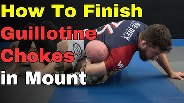 1 of the Easiest Ways to Finish Mounted Guillotine Chokes in BJJ