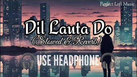 Dil Lauta Do | 8D Song | (Slowed & Reverb) | Jubin Nautiyal, Payal Dev | @Perfectlofiofficial