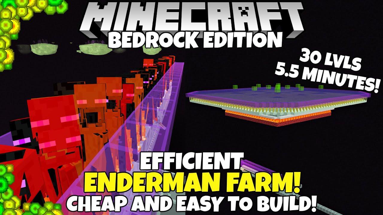 Minecraft Enderman XP Farm 1.20 - BEST DESIGN 