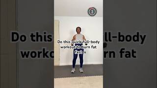 Give this quick full-body burn a try #FullBodyBurn #QuickWorkout #homeworkout #BusySchedule #fatburn
