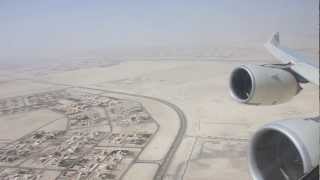 Abu Dhabi to New York on Etihad Airways A340-500: Take-Off in the Desert