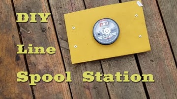 NO LINE TWIST! Spinning Reel Line Spooling Station--Kay Plains Quickie #1