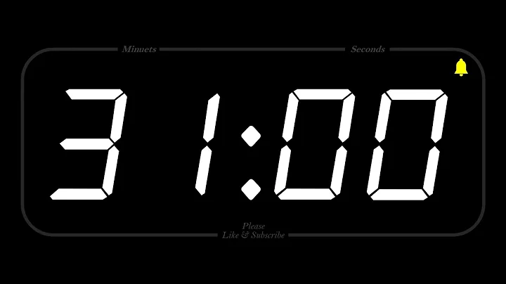 31 MINUTE - TIMER & ALARM - Full HD - COUNTDOWN