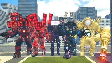 EVOLUTION OF NEW CAMERAMAN TITAN UPGRADE ,CLOCKMAN TITAN UPGRADE VS ASTRO HYDRA In Garry