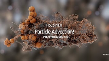 Particle Advection effects in Houdini