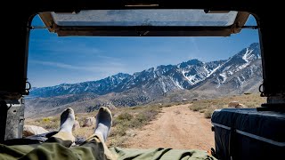 Alone in the Eastern Sierras - Solo Winter Truck Camping