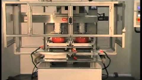 Pad Printing Machine for Satellite Dishes 2 colors