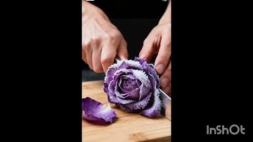 AI ASMR flower cutting video 