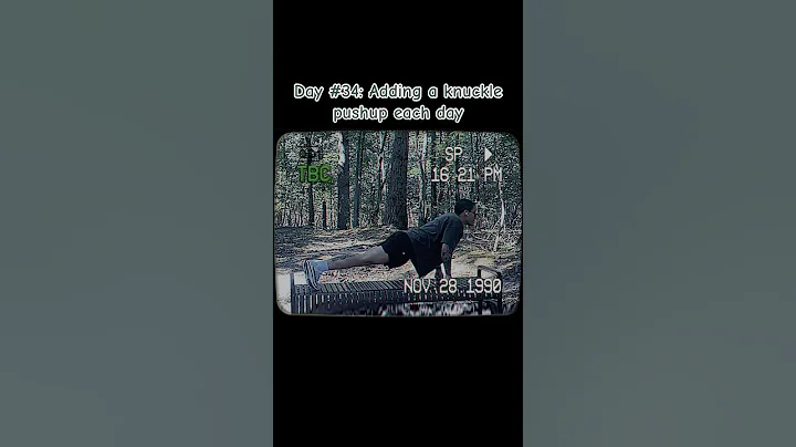 Day #34: Adding a knuckle pushup each day