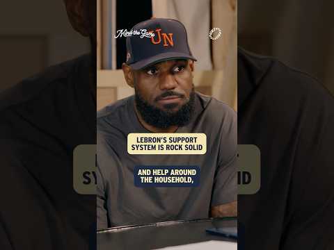 LeBron on what the support of his family means to him #lebronjames #family #basketball #shorts