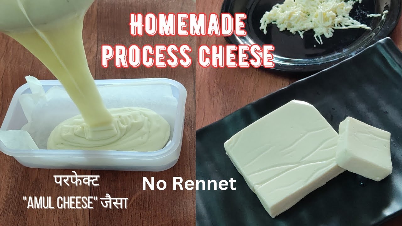 How to make Homemade process cheese Homemade cheese recipe 100 veg