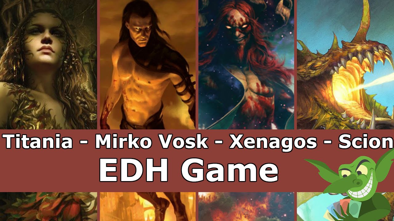 Titania vs Mirko Vosk vs Xenagos vs Scion of the Ur-Dragon EDH / CMDR game for Magic: The Gathering thumbnail