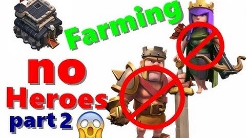 Farming DARK ELIXIR without Heroes Part 2 (Townhall 9) - Clash of Clans