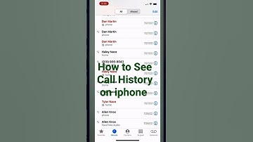 how to see call history on iphone/ how to check call history on iphone/ iphone call history