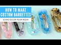 How to Make Custom Barrettes Using Resin