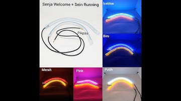 Lampu LED Alis Slim Fleksibel 30cm Modul Tanam  2 Mode Senja Welcome Light Sein Running Waterproof
