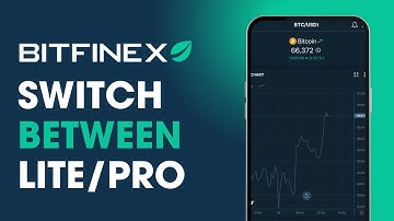 How to Switch Between Lite / Pro Mode on Bitfinex !