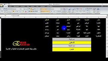 طريقة عمل قائمة منسدلة بشكل احترافي ... drop list in excel