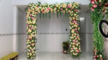 Cổng cưới đẹp C32  CỔng hoa đẹp C3 Cổng đám cưới đẹp C32 vs Huy AB 0971711705