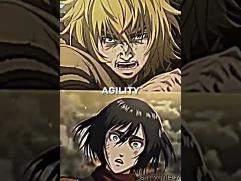 Thorfinn vs Mikasa