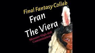 Final Fantasy Collab! Fran OOAK Monster high custom, no talking, soft music screenshot 2