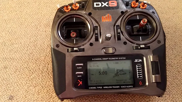 Spektrum DX6 DX7 DX8 DX9 DX18 elevon setup / delta wing setup