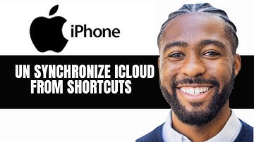 How To un synchronize iCloud from Shortcuts on iPhone