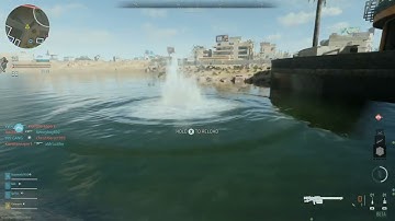 MW2 Firing a launcher into water
