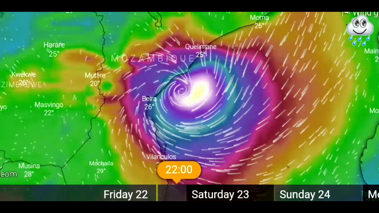 ELOISE Update Likely to make landfall in Mozambique on 23 January early Morning