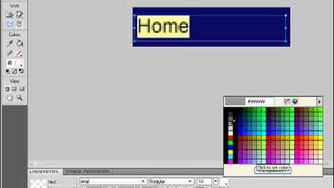 Create Buttons in Adobe Fireworks