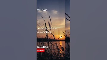 Mastering Resilience: Turning Setbacks into Comebacks! 🌟 #Resilience #ComebackStrong #motivational