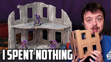 Making Terrain For FREE - Warhammer 40k Ruins
