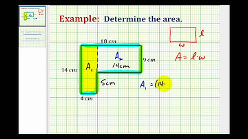Ex:  Find the Area of an L-Shaped Polygon Involving Whole Numbers