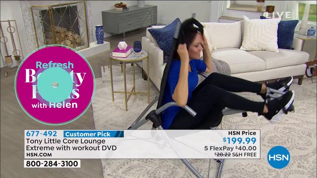 Tony Little Core Lounge Extreme with workout DVD YouTube