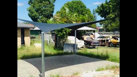 Custom made shade sails
